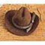 2" O.D. Velvet Like Cowboy Hat w/ Rope Trim