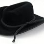 2" O.D. Velvet Like Cowboy Hat w/ Rope Trim