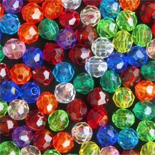 8mm Faceted Beads 