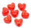 red heart pony beads