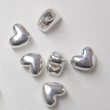 C and J Craft Supply. Heart Pony Beads - Gold