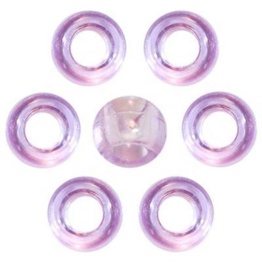 T-895 Lt. Amethyst Pony Beads