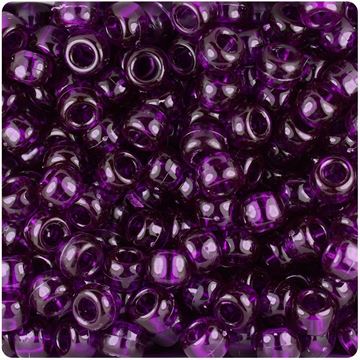 T-896 Dk. Amethyst Pony Beads