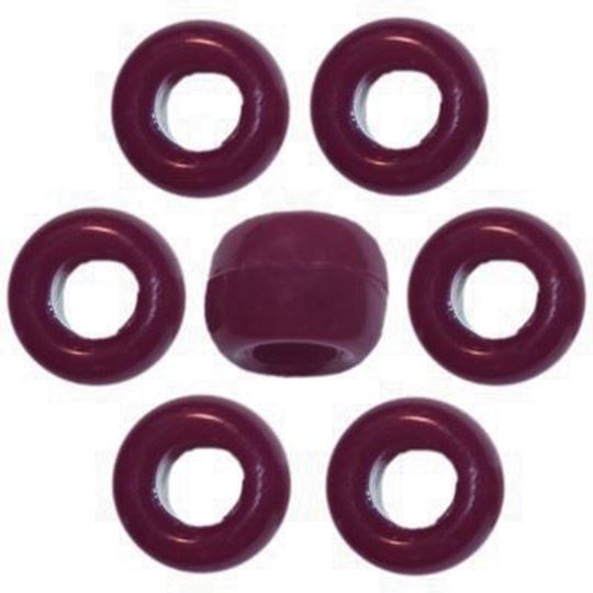 O-3893 Maroon Pony Beads