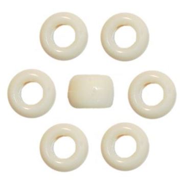 O-3859 Ivory Pony Beads