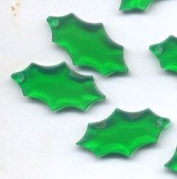green holly beads