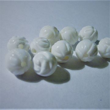 6mm Rose Bud Beads