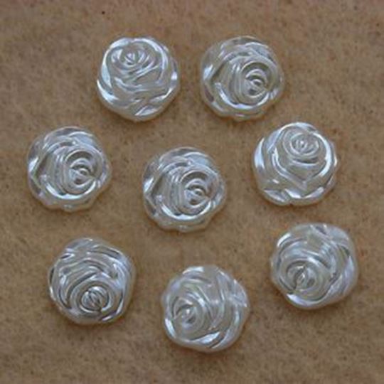 6mm Rose Bud Beads