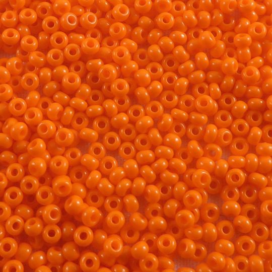 Orange Seed Beads