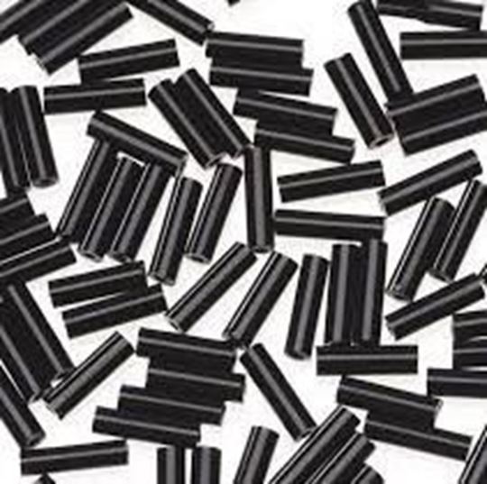 Black Bugle Beads