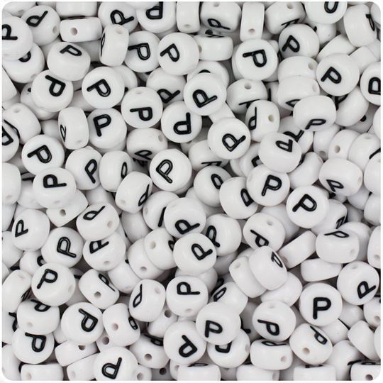 Round "P" Beads