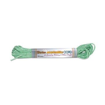 19 Green/Silver Darice Metallic Cord 