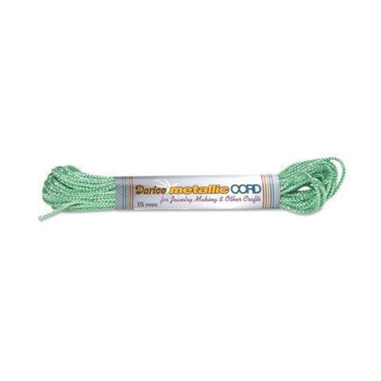 19 Green/Silver Darice Metallic Cord 