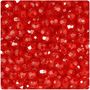 T-893 Red Faceted Beads