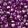 T-896 Dk. Amethyst Faceted Beads