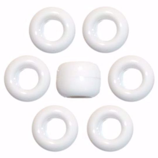 O-2801 White Pony Beads