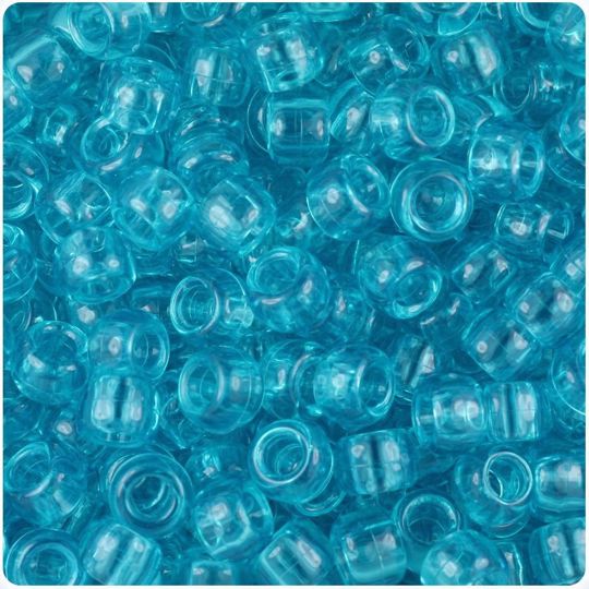 T-676 Lt. Turquoise Pony Beads