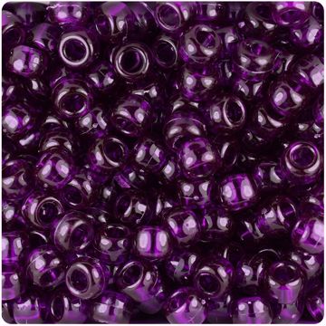 T-896 Dk. Amethyst Pony Beads