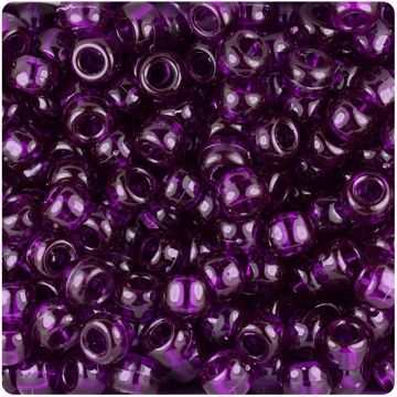 T-896 Dk. Amethyst Pony Beads