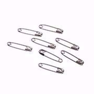 C and J Craft Supply. #00(3/4)Safety Pins, Silver