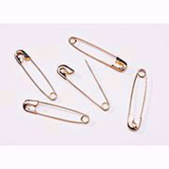 Shiny Gold Safety Pins