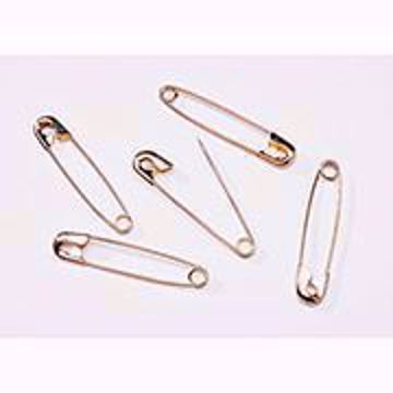 Shiny Gold Safety Pins