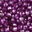 T-896 Dk. Amethyst Faceted Beads
