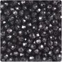  O-1114  Black Faceted Beads